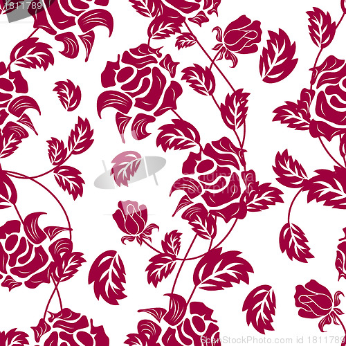 Image of seamless floral pattern