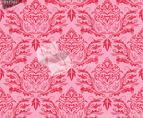 Image of seamless damask pattern