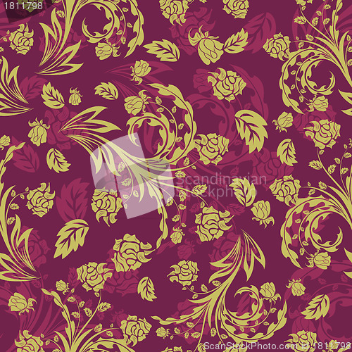 Image of seamless floral pattern