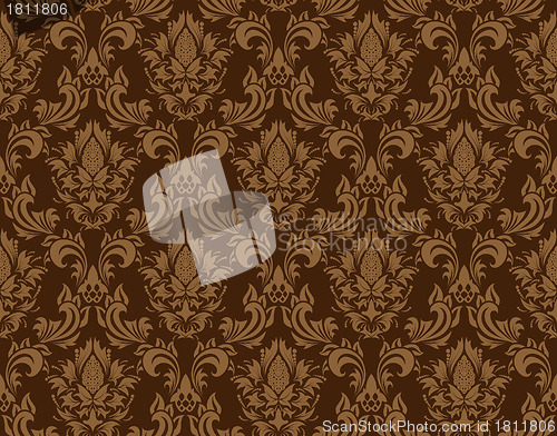 Image of seamless damask pattern