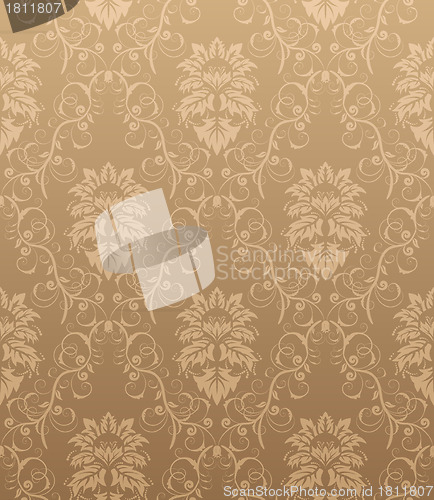 Image of seamless damask pattern