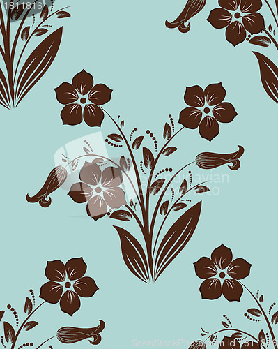 Image of seamless floral pattern