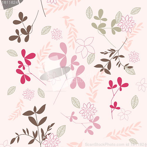 Image of seamless floral pattern