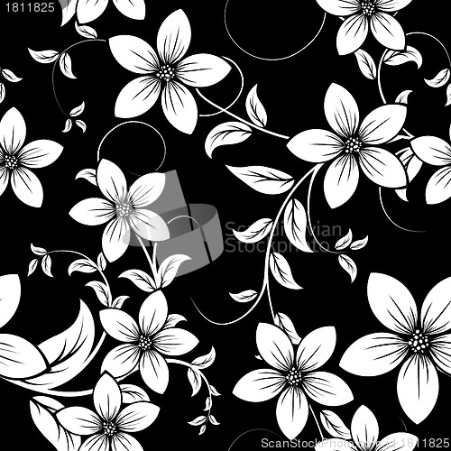 Image of seamless floral pattern