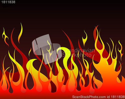 Image of fire background