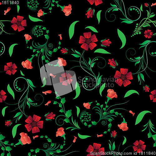 Image of seamless floral pattern