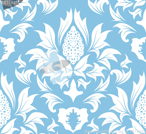 Image of seamless damask pattern