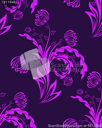 Image of seamless floral pattern