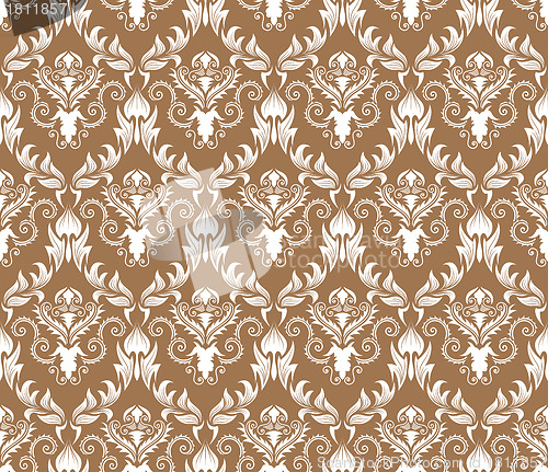 Image of seamless damask pattern