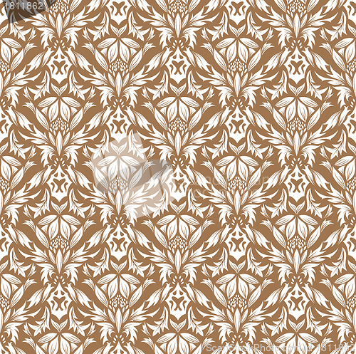 Image of seamless damask pattern