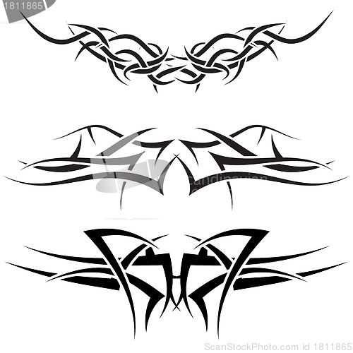 Image of tattoos set