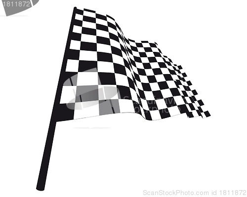 Image of checked flags