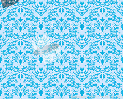 Image of seamless damask pattern