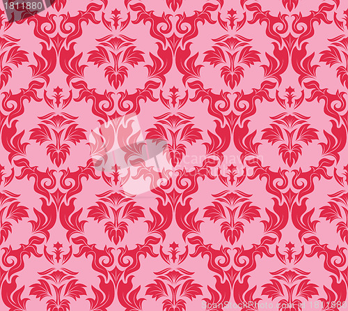 Image of seamless damask pattern