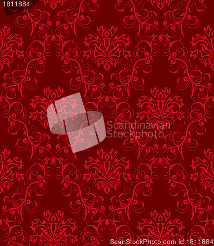 Image of seamless damask pattern