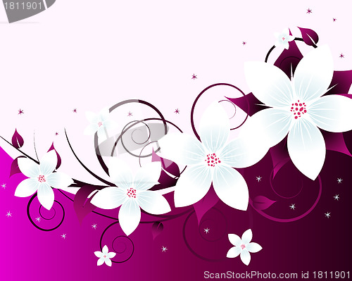 Image of floral background