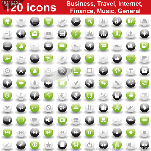 Image of 120 icon set