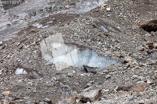 Image of Crevasse in glacier