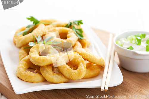 Image of Fried calamari rings