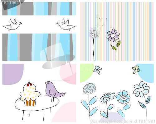 Image of set of greeting cards