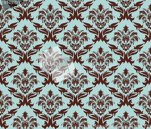 Image of seamless damask pattern