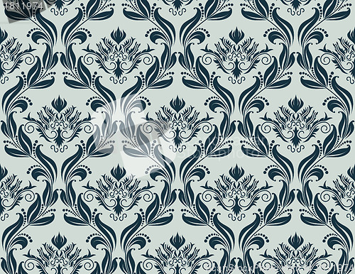 Image of seamless damask pattern