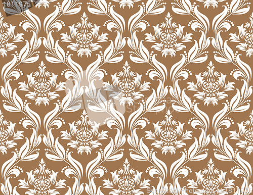 Image of seamless damask pattern