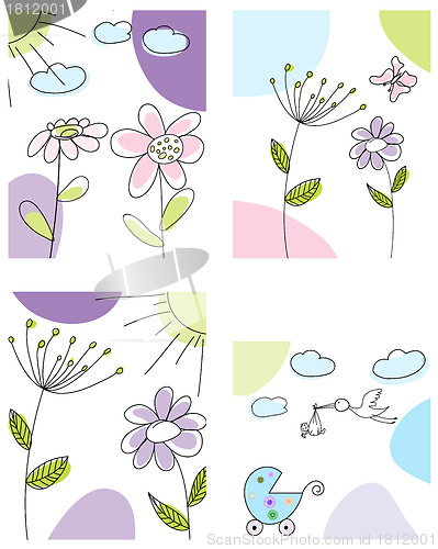 Image of set of greeting cards