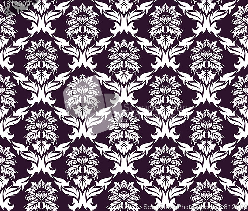 Image of seamless damask pattern