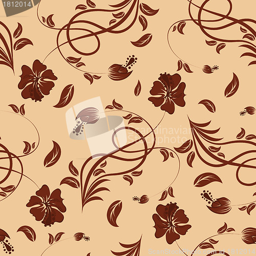 Image of seamless floral pattern