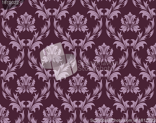 Image of seamless damask pattern