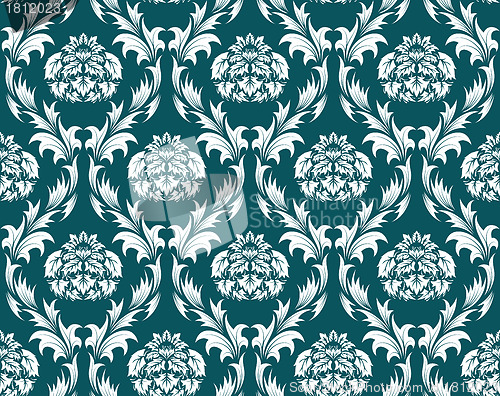 Image of seamless damask pattern