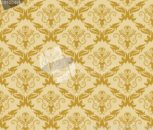 Image of seamless damask pattern