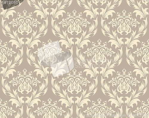 Image of seamless damask pattern