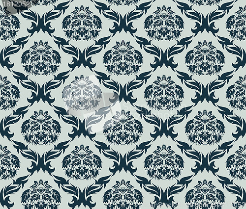 Image of seamless damask pattern