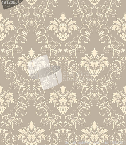 Image of seamless damask pattern