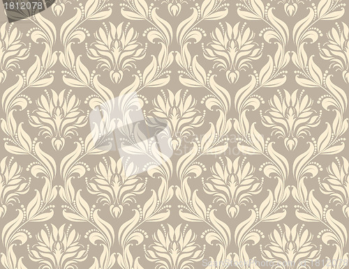 Image of seamless damask pattern