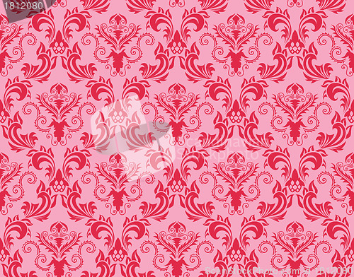 Image of seamless damask pattern