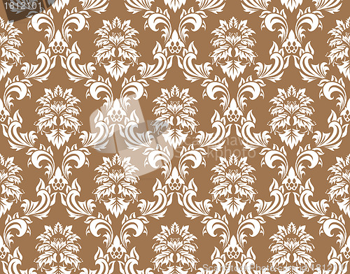 Image of seamless damask pattern