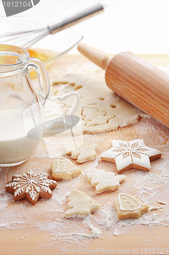 Image of Baking Christmas cookies