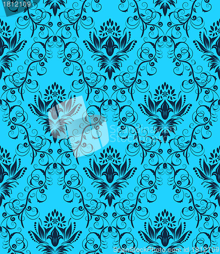 Image of seamless damask pattern