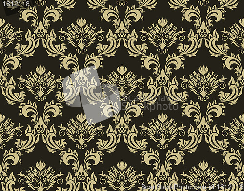 Image of seamless damask pattern