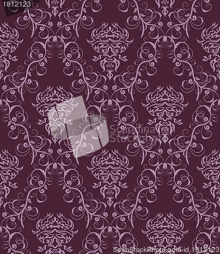 Image of seamless damask pattern