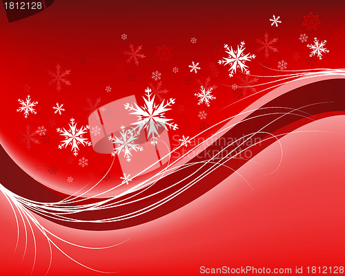 Image of winter frame background