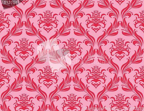 Image of seamless damask pattern