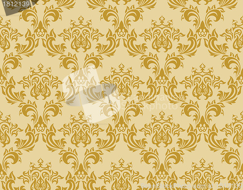 Image of seamless damask pattern