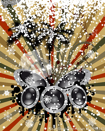 Image of tropical christmas