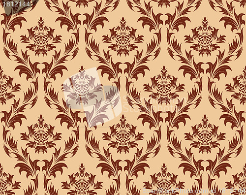 Image of seamless damask pattern