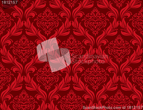 Image of seamless damask pattern