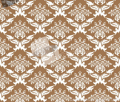 Image of seamless damask pattern